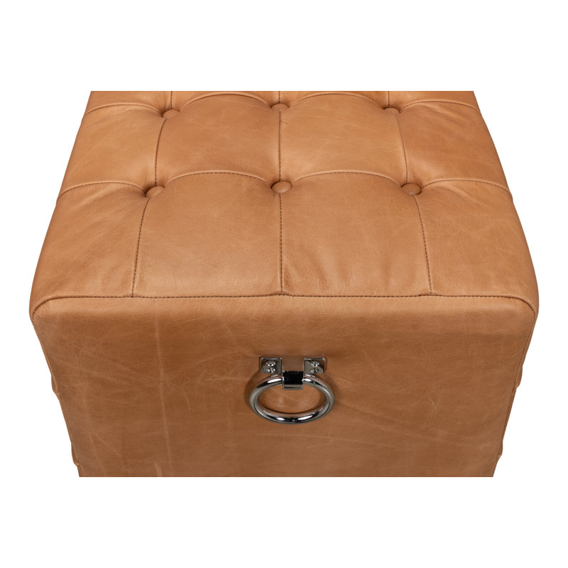 Beam Leather Bench
