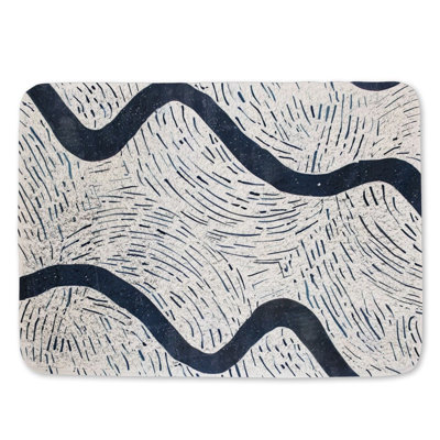 Kaniah Microfiber / Microsuede Non-Slip Bath Mat