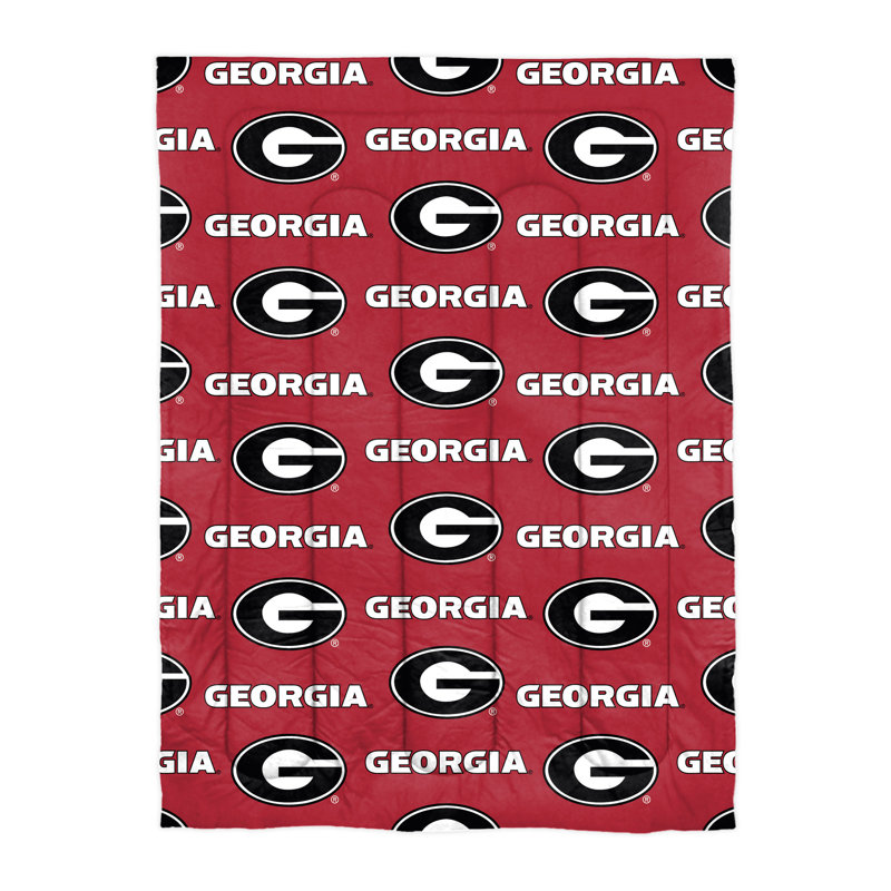 Polyester Comforter, NCAA University of Georgia