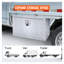Coffre à outils 30 po en aluminium robuste pour camion avec coffre en forme de losange