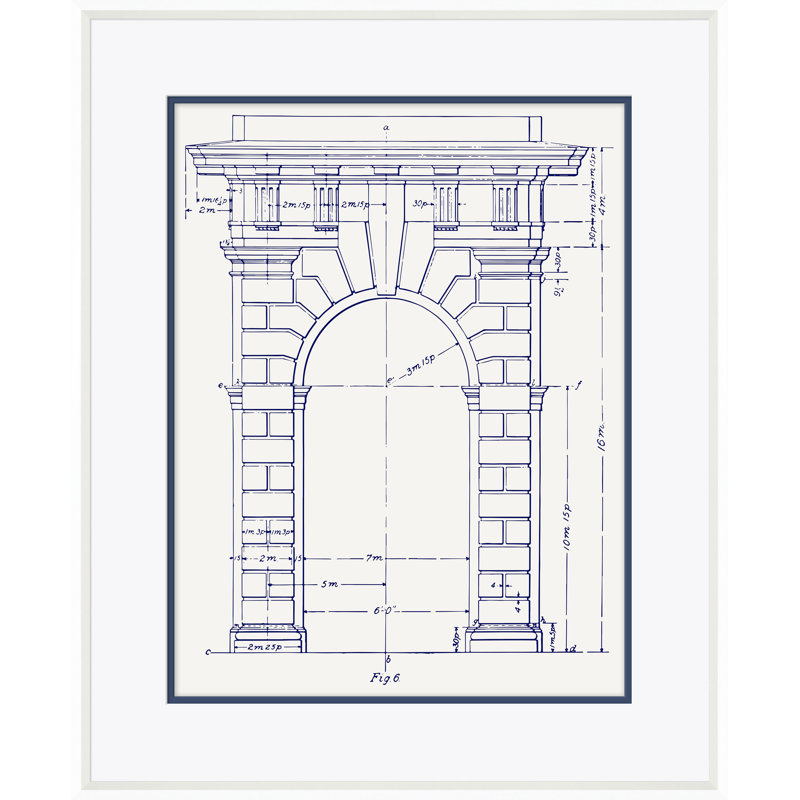White Arch Figure 6 Giclee Print by David Phoenix