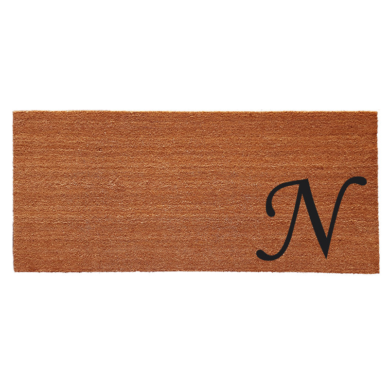 Tapis d'entrée antidérapant Zebrowski, Rectangle 3 pi x 6 pi, N
