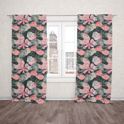 Kasie Room Darkening Curtain Pair