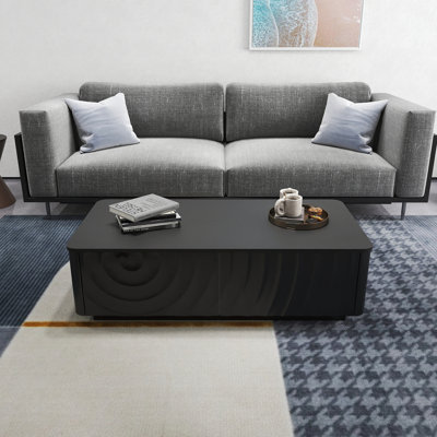 Table basse rectangulaire 47 po avec rangement