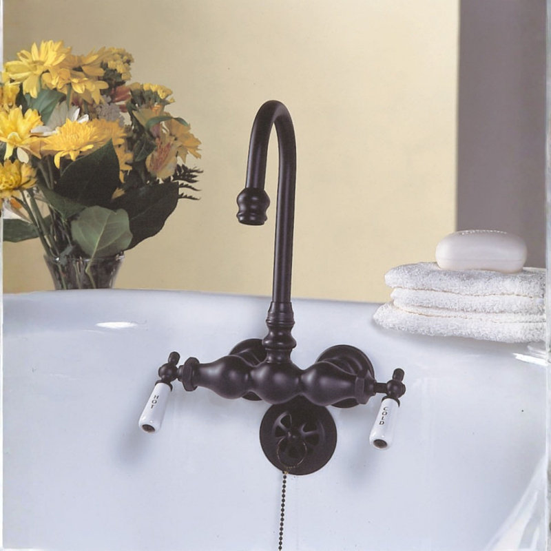 Robinet de bain à col de cygne, 3 billes P0149-1 par Strom Living, Laiton ultra enduit