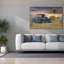 «Old Chevy with Windmill» par Lori Deiter, art mural sur toile-284504371