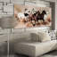 Sans cadre, peinture sur verre