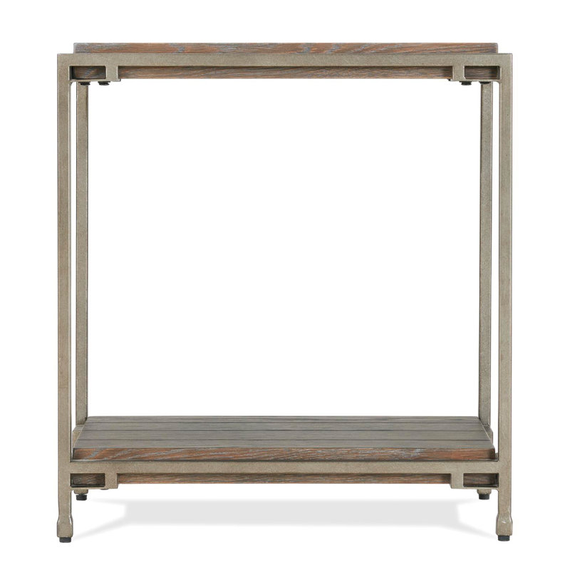 Table de bout en bois massif Marizza, H 24,05 po x l 22,05 po x P 14,05 po