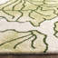 Tapis floral en laine / coton touffeté à la main Coleman - ivoire / vert clair-22212389
