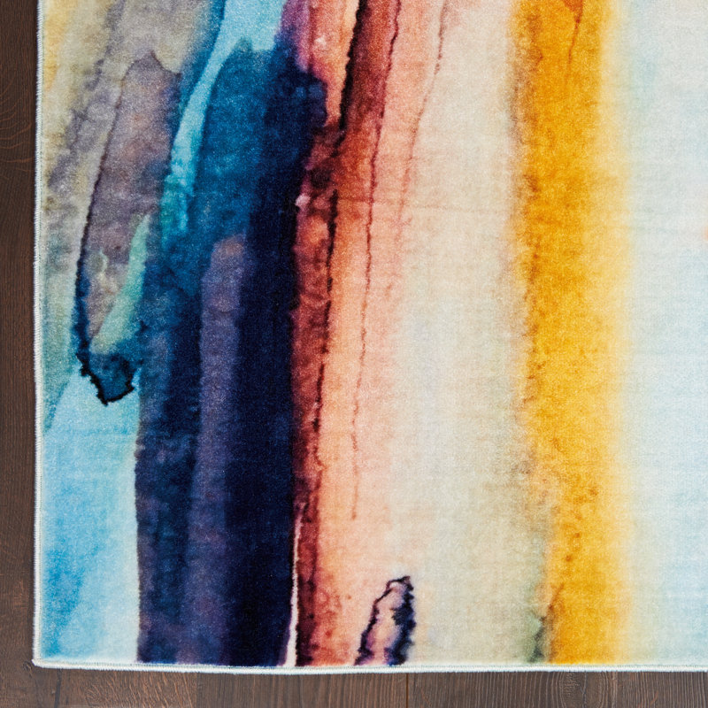 Hartshorn Abstract Area Rug, Rectangle 160 x 221 cm