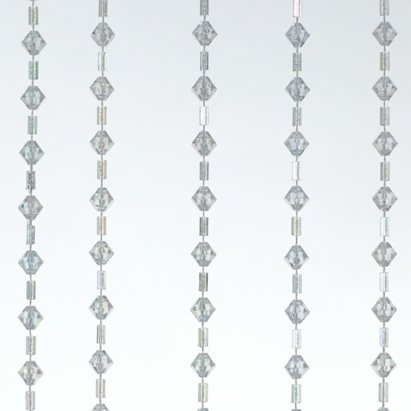 Grayce Room Darkening Curtain Single Panel, Clear