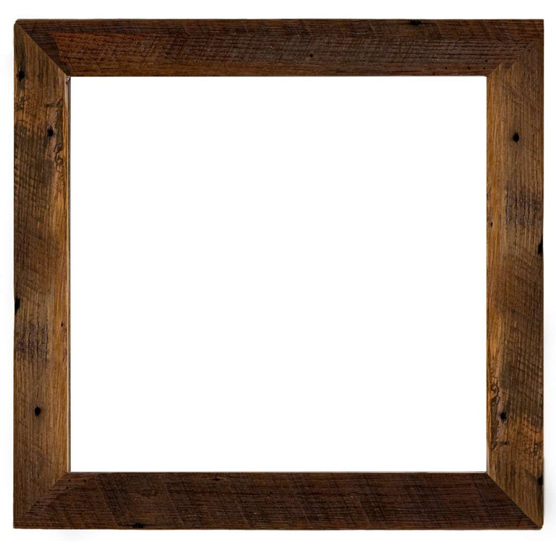 Miroir Fireside Lodge Barnwood - cadre seulement - l 36 po x H 36 po, 36 po x l 36 po