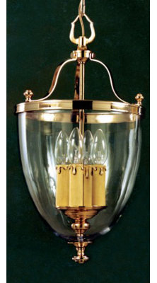 Beeson 4 - Light Brass/Polished Geometric Pendant