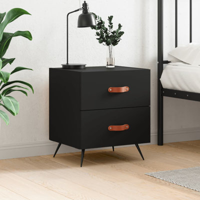 Hilaire 40 cm W Iron Bedside Table