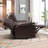 72.8" W Faux Leather Upholstered Reclining Loveseat with Cup Holders-2132232500