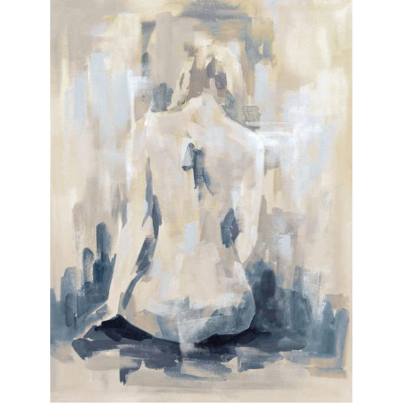 Delicate Afternoon II Painting by Janice Sadler, Brush Gel, 40" H x 30" W