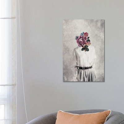 Vintage Bloom 1 Piece Wrapped Canvas Wall Art