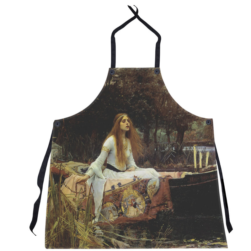 Tablier waterhouse the lady of shalott john william