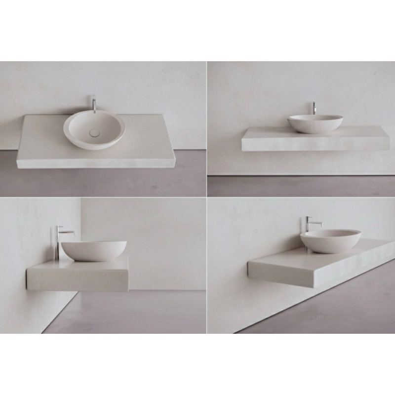 Studio Collection 24'' L Bathroom Sink, Bone 