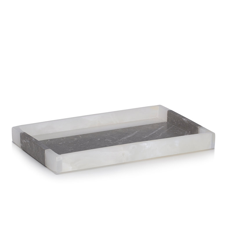 Onix Gray Bathroom Tray