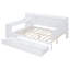 Lit de jour double avec 3 tiroirs, ports USB et bureau, lit de jour moderne-1165460531