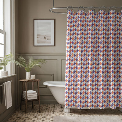 Rideau de douche mauve 1 pièce