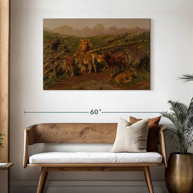 Brampt Weaning Of The Calves, 30" H x 45" W