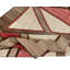 Tapis géométrique antique 2,9 x 4,7 pi Navajo, laine tissée à la main, couleurs naturelles, vers 1920-1940