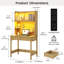 Computer Desk with Power Outlet-101528323