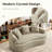 Boneless 65" Chenille Curved Sofa-91492611