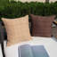 Paquet de 2 housses de coussin décoratives imperméables pour l'extérieur Housse de coussin carrée pour coussin de jardin-114707987-114707983