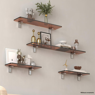 Floating Acrylic Wall Shelf