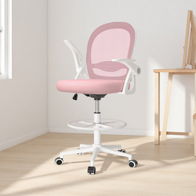 Inbox Zero Lintz Mesh Drafting Chair