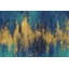 Blue And Gold Abstract Crop by Danhui Nai - Wrapped Canvas Painting-1178744263-1178744270