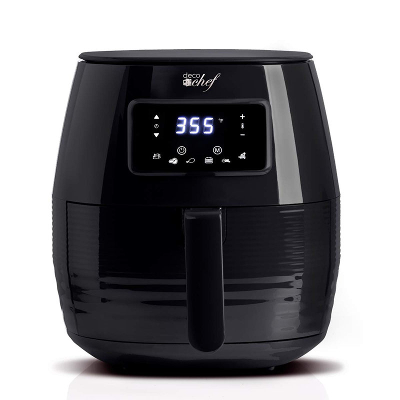 Deco Chef 5.8 Qt. Digital Electric Fryer, Black