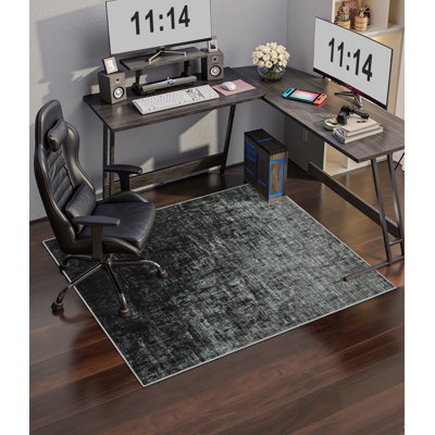 Protecteur de plancher de tapis de chaise et rehausseur de style pour les espaces de bureau à domicile ou de salle à manger