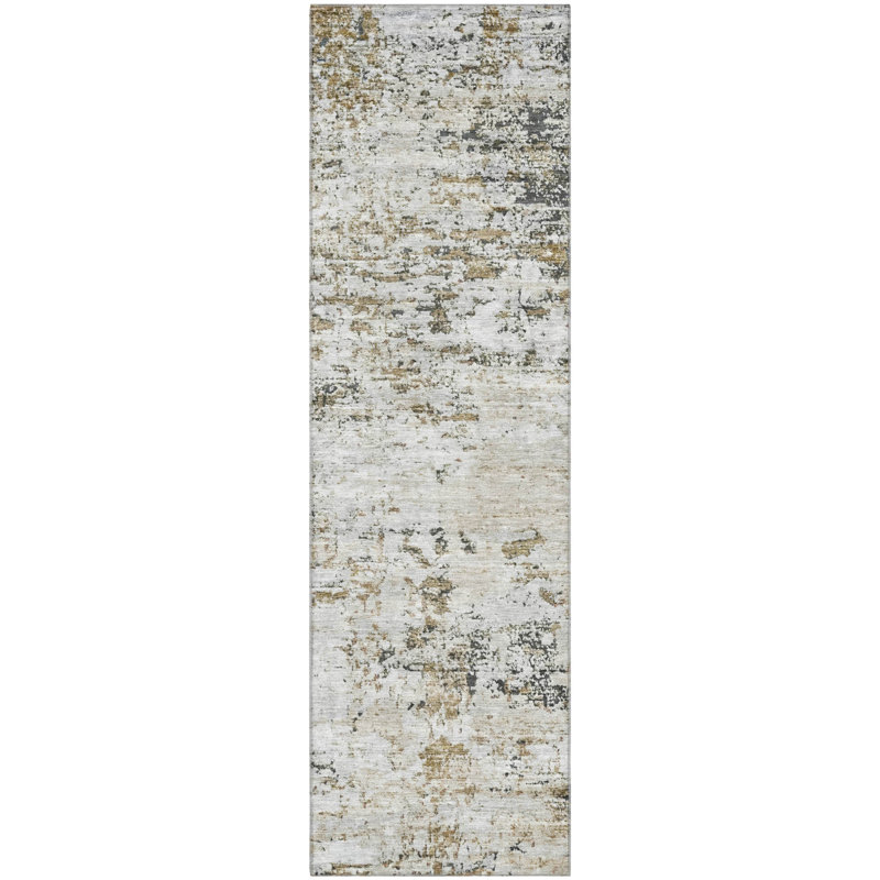 Premium Machine Washable Lubbers AMF1723 Modern Rug, Runner 2'3" x 7'6"