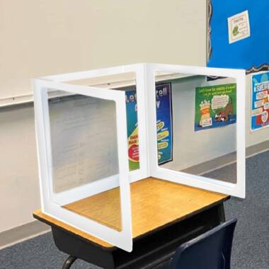 Acrylic Plexiglass Desk Divider Shield Panel