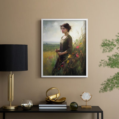 WOMEN Series CCCCXVI - reproduction encadrée de qualité supérieure - prête à être accrochée - aucun clou requis