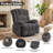 Breasha 39.7" Wide Manual Upholstered Swivel Rocker Recliner-71494675