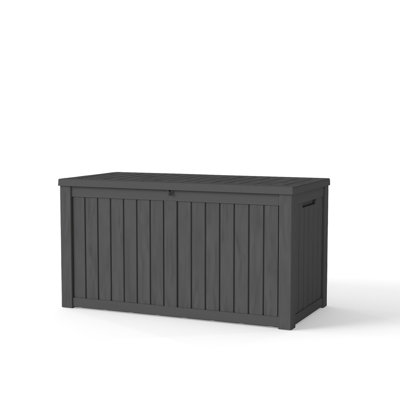 Yardgrace 190 Gallons Water Resistant Resin Lockable Deck Box by Yardgrace