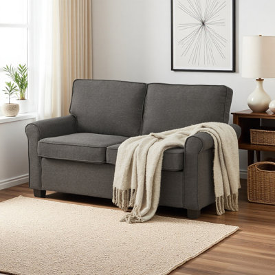 57" Wide Convertible 3-In-1 Pull Out Twin Size Sofa Bed Sleeper Futon