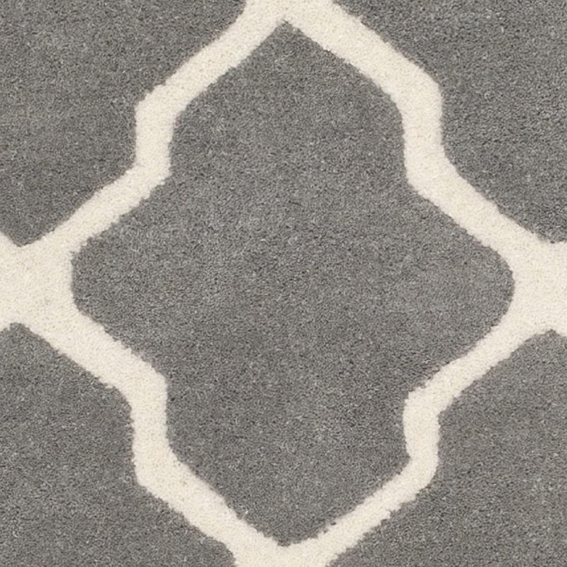 Carolene Hand Tufted Wool Geometric Rug, Runner 2'3" x 9'