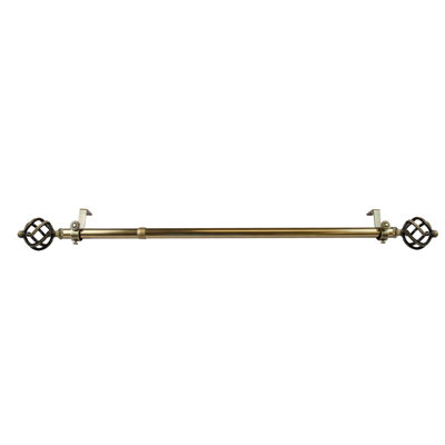 Serna Stainless Steel Adjustable Single Curtain Pole