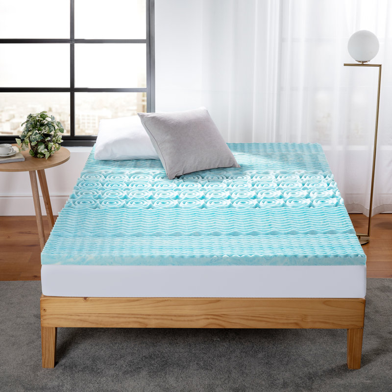 Delcastillo 1'' Memory Foam Mattress Topper, King