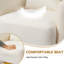 Fauteuil d'appoint pivotant en velours avec coussin-359376567