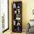 Axess Narrow 5-Shelf Narrow Bookcase Pure White-373870673