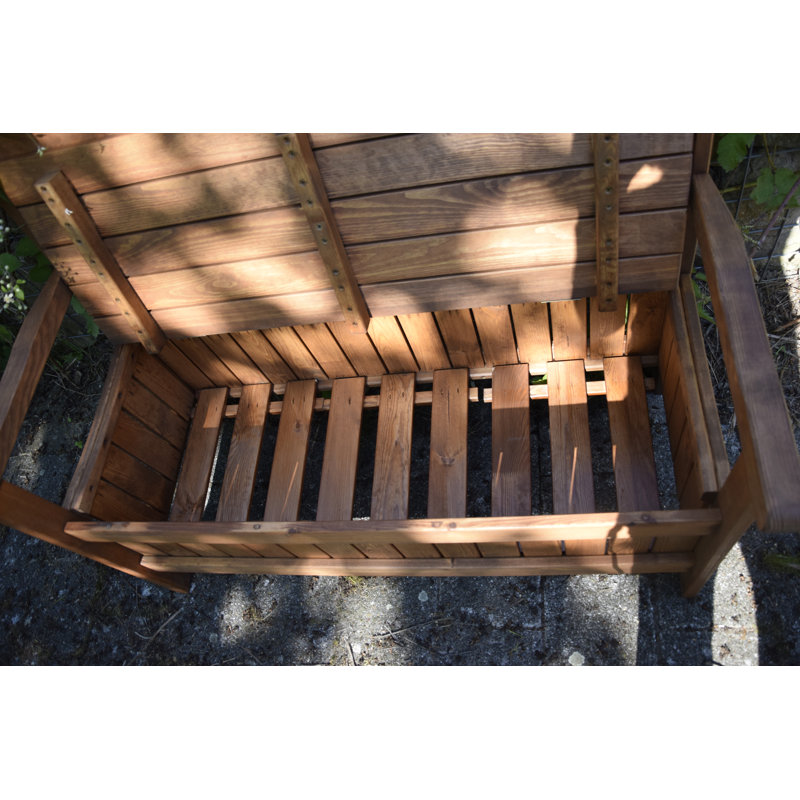 Phipps Solid Wood Pine Outdoor Bench