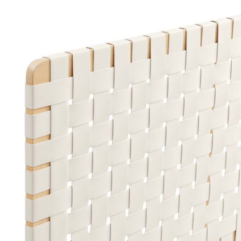 Tête de lit en bois massif Modway Sparta, Beige, Grand