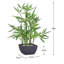 Faux bambou en pot décoratif 18 po Millsaps-1040047371
